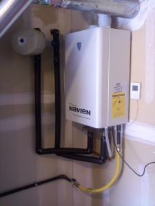 our Bakersfield tankless water heater installation techs installed this unit